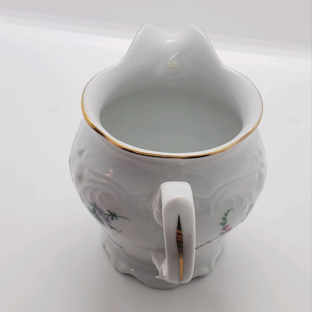 Vintage China Royal Kent Collection Poland Bavarian Rose Sugar Bowl & Creamer - Picture 10 of 13